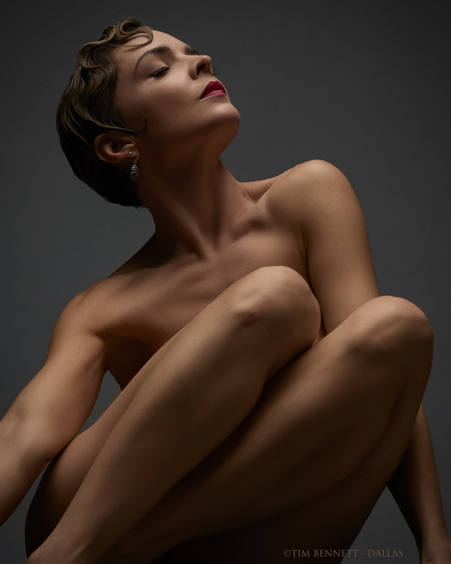 Fine-art figure study photographed by Tim Bennett